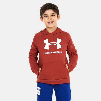 UNDER ARMOUR Kids' UA Rival Fleece Big Logo Hoodie